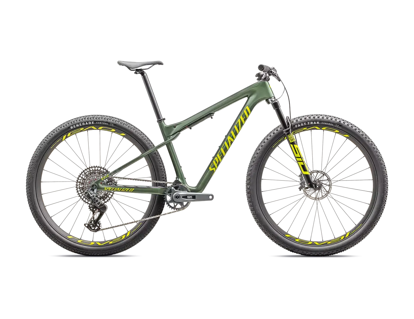 Rower Specialized Epic World Cup Expert Gloss Cypress Metallic / Ion Metallic 2025